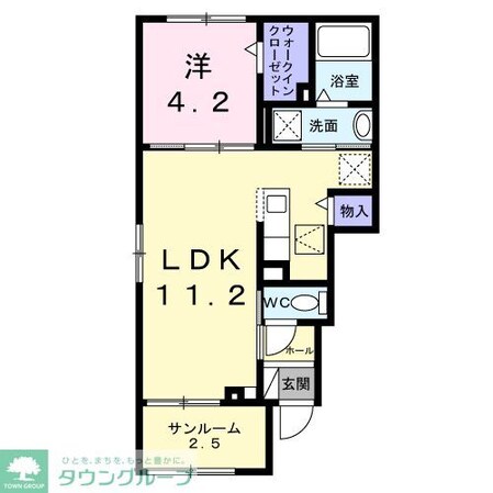コンフォート ヒルの物件間取画像